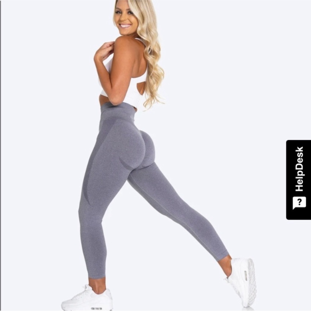 NVGTN Gray seamless high waist contour Leggings S